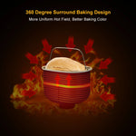 Biolomix 1KG 19-in-1 Stainless Steel Automatic Bread Maker 650W Programmable with Fruit Nut Dispenser Kitchen Appliance