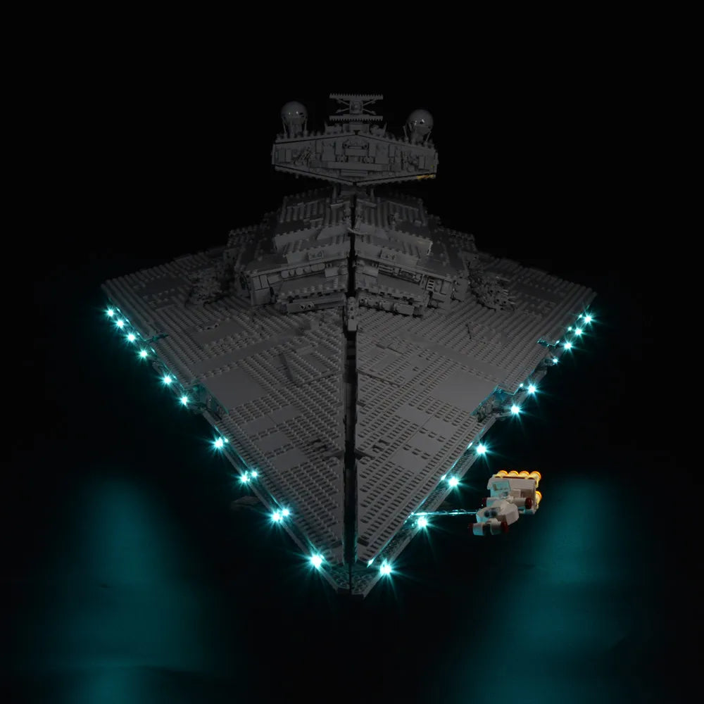 EASYLITE LED Light Set For 75252 Imperial Destroyer DIY Toys Blocks Bricks Only Lighting Kit Not Include Model