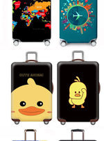 Fashion Elastic Fabric Luggage Protective Cover Suitable18-32 Inch Trolley Case Cover Suitcase Dust Cover Travel Accessories