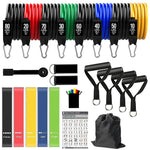 Premium 165kg Fitness Resistance Loop Bands Set for Exercise, Yoga, Training, Workout, Gym Equipment for Home Bodybuilding Men Weights