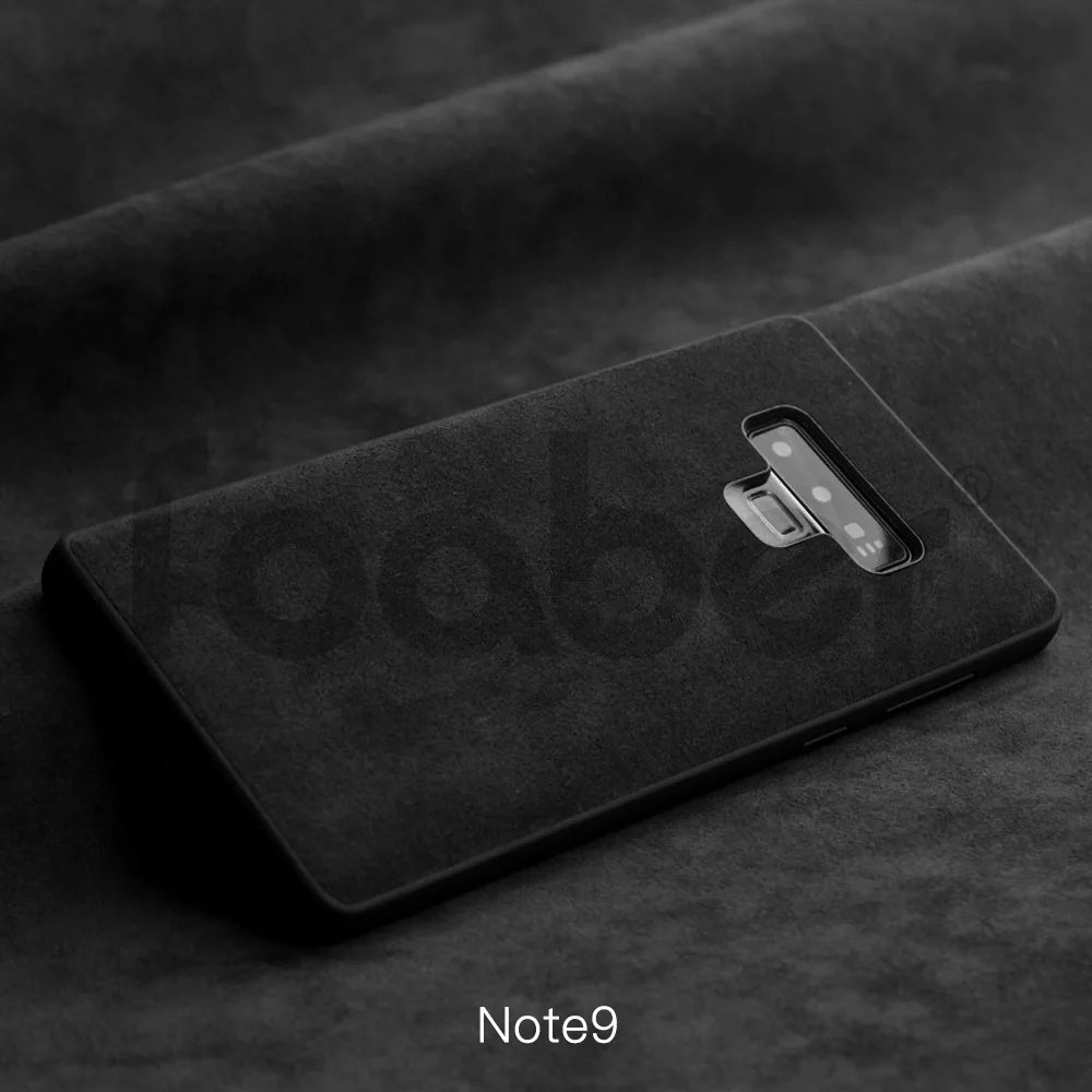 ALCANTARA Case for Samsung Galaxy S25 Ultra S24 S23 S22 Plus FE 5G Supercar Interior Same Artificial Leather Phone Cases