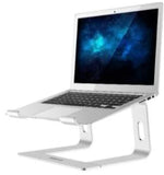 Ergonomic Aluminum Laptop Stand, Detachable Laptop Riser, Notebook Holder Compatible