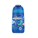 FJbottle water bottle for children ,Vacuum Flacks for girls, thermos Bottle With Healthy Straw And BPA Free,350ML