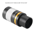 Telescope Accessories 8-24mm Zoom Eyepiece Full Metal Continuous Zoom Broadband Green Film with Optical Glass Zoom Lens Manual