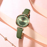 NEW CURREN Watches Women's Quartz Leather Wrsitwatches Fashionable Classic Clock with box
