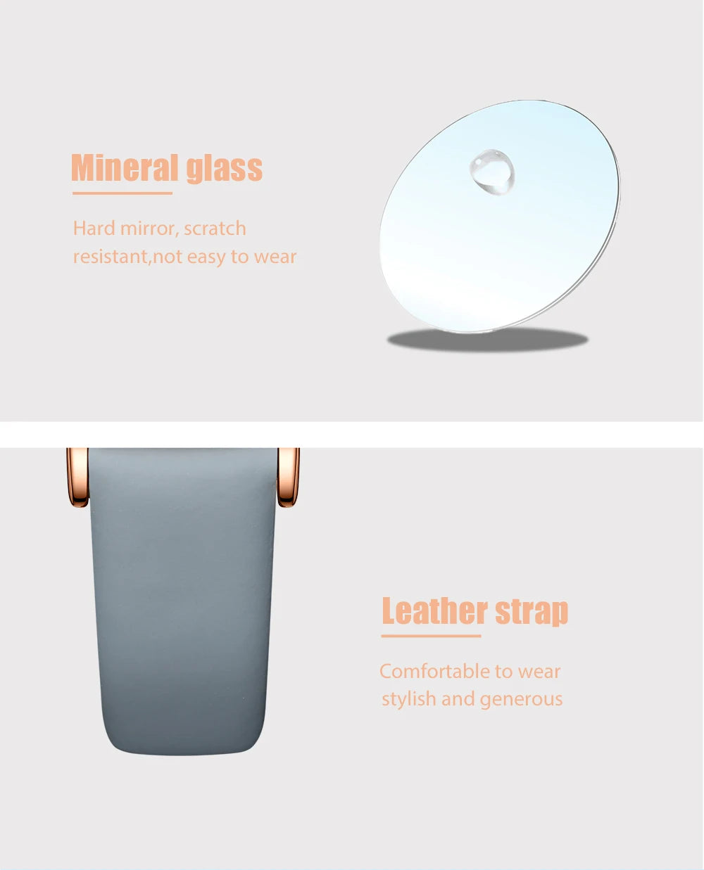 NEW CURREN Watches Women's Quartz Leather Wrsitwatches Fashionable Classic Clock with box