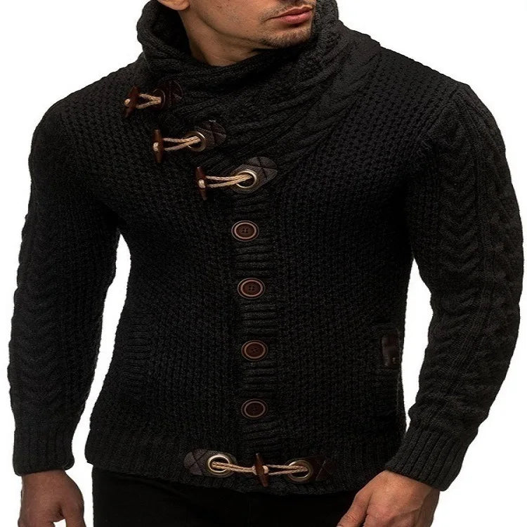 Man Sweaters Streetwear Clothes Turtleneck Sweater Men L XL Long Sleeve Knitted Pullovers Autumn Winter Soft Warm Basic