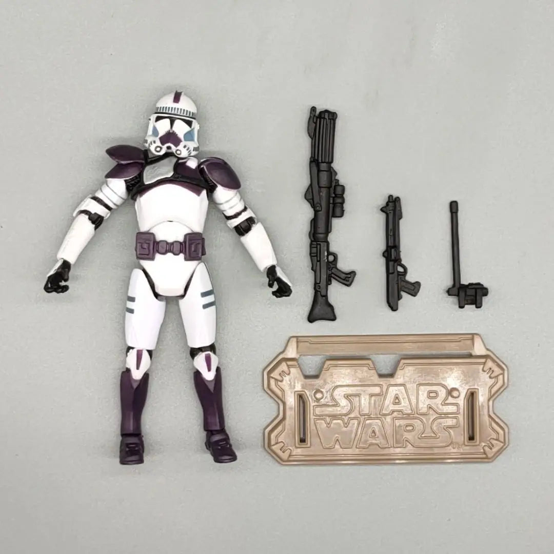 Lot of 3 Star Wars Elite Force 501st 442nd Shadow Utapau Gree Shock Battalion Trooper 3.75