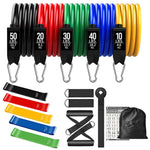 Premium 165kg Fitness Resistance Loop Bands Set for Exercise, Yoga, Training, Workout, Gym Equipment for Home Bodybuilding Men Weights
