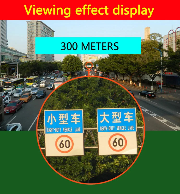 Borwolf 10-380X100  High Magnification Long Range Zoom 10-60 Times Hunting Telescope Binoculars  HD Professiona  Zoom