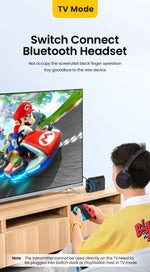 UGREEN USB Bluetooth 5.0 Transmitter Audio Adapter For Airpods PC Computer PS4 Pro Nintendo Switch Bluetooth Adapter TV Mode