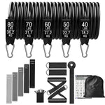 Premium 165kg Fitness Resistance Loop Bands Set for Exercise, Yoga, Training, Workout, Gym Equipment for Home Bodybuilding Men Weights