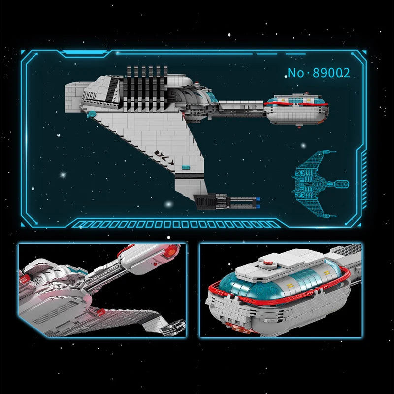 U.S.S. Enterprise NCC-1701-D Heavy Cruiser Building Kit – Premium Technical Starship Model | Collector Gift Edition