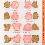 New 6pcs/Set Pokemon Figures Cookie Cutters Cartoon DIY Bakery Mold Biscuit Press Stamp Embosser Sugar Pasty Cake Mould Toys