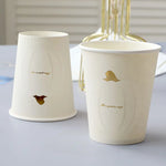 Halloween Thanksgiving Disposable Tableware White Paper Plates Halloween Pumpkin Party Supplies Birthday Party Decor