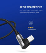 UGREEN MFi USB Cable for iPhone 14 13 12 Pro Max 2.4A Lightning Fast Charging Phone Data Cable for iPhone for iPad