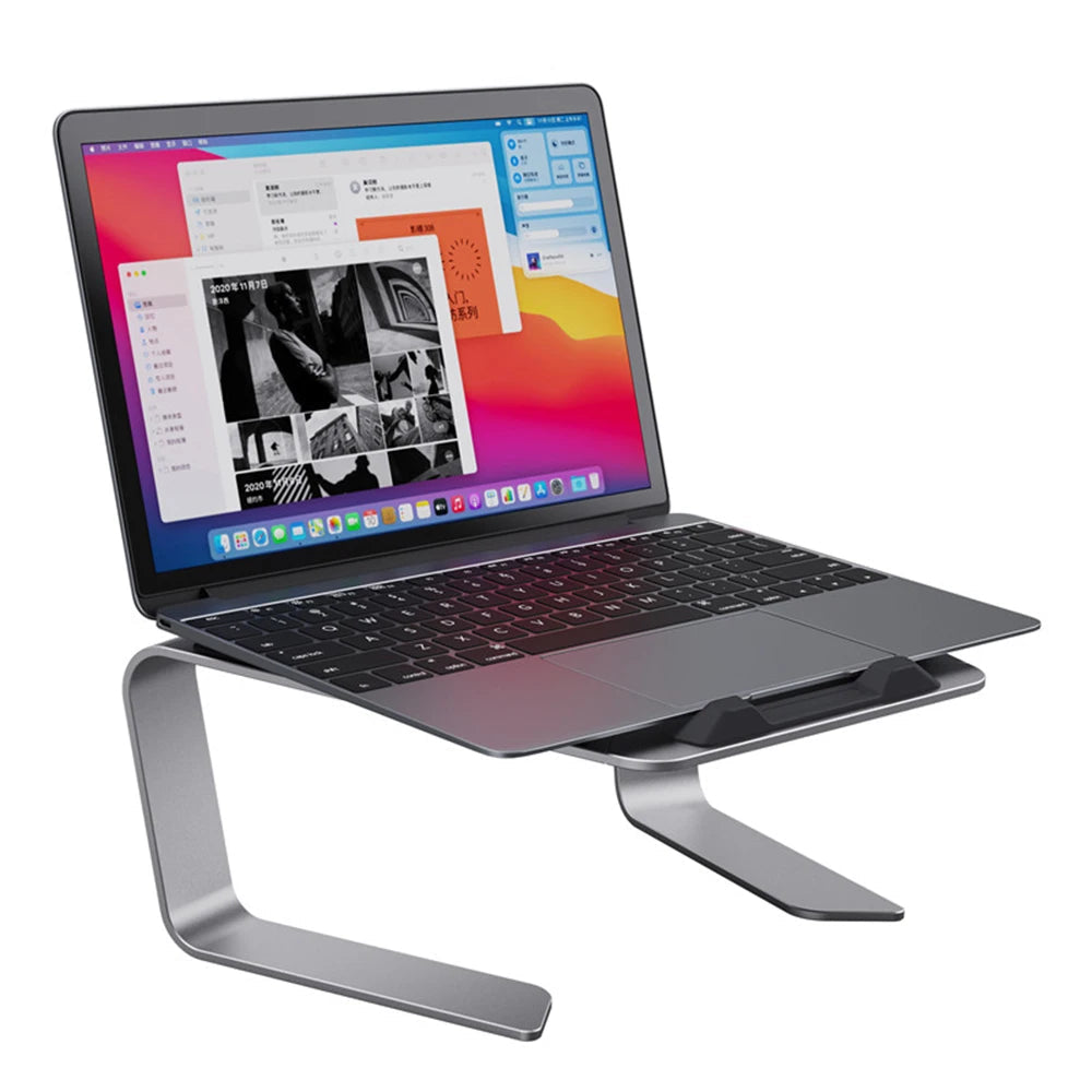 Adjustable Aluminum Laptop Stand Portable Notebook Holder for MacBook Pro iPad Air Tablet Riser Cooling Bracket