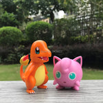 original Pokemon Figures Pikachu Charmander Psyduck Jigglypuff Bulbasaur Squirtle PVC Toys Model