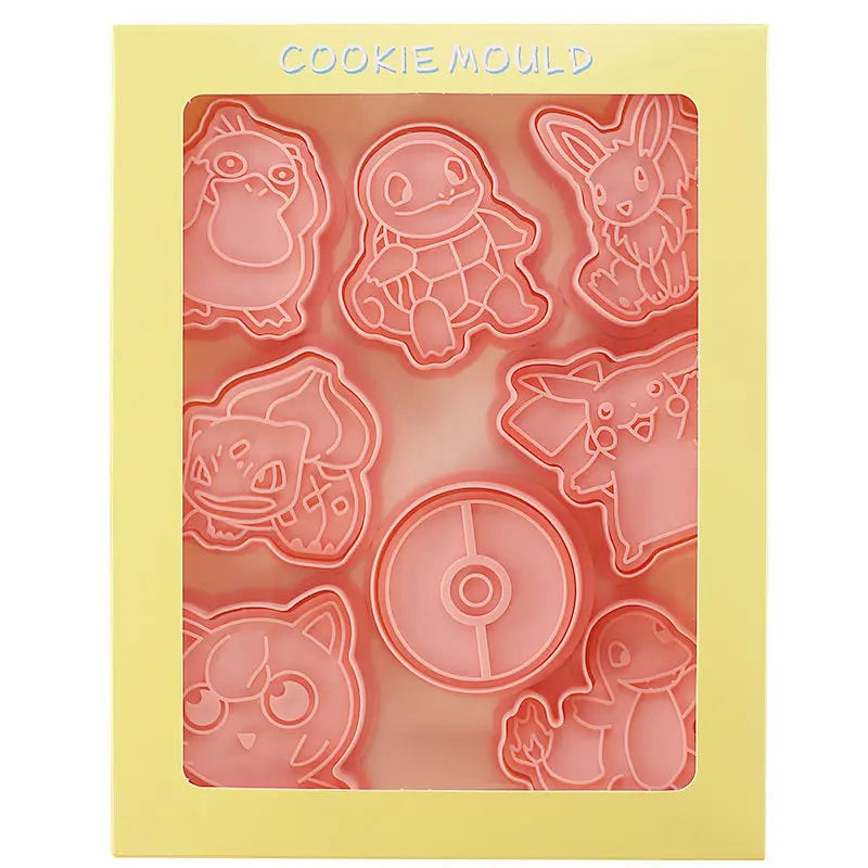 New 6pcs/Set Pokemon Figures Cookie Cutters Cartoon DIY Bakery Mold Biscuit Press Stamp Embosser Sugar Pasty Cake Mould Toys