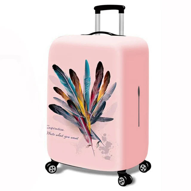 Fashion Elastic Fabric Luggage Protective Cover Suitable18-32 Inch Trolley Case Cover Suitcase Dust Cover Travel Accessories