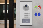 Video Door Phone Doorbell Camera Outdoor Unit RFID Keyfobs Unlock for Low-rise Building Multi 2/ 3/ 4/ 6/ 8 Apartments Intercom