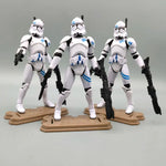 Lot of 3 Star Wars Elite Force 501st 442nd Shadow Utapau Gree Shock Battalion Trooper 3.75" Loose Action Figure Collection