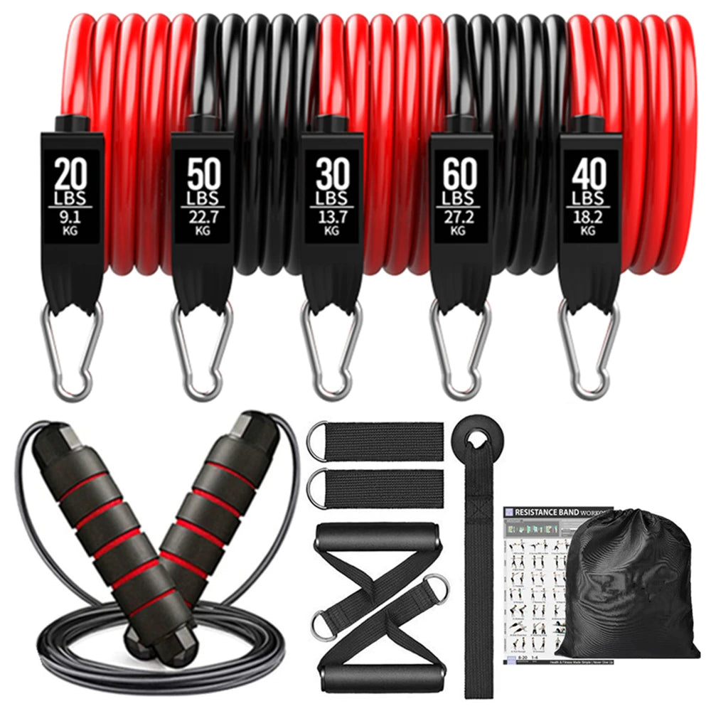 Premium 165kg Fitness Resistance Loop Bands Set for Exercise, Yoga, Training, Workout, Gym Equipment for Home Bodybuilding Men Weights