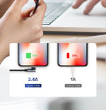 UGREEN MFi USB Cable for iPhone 14 13 12 Pro Max 2.4A Lightning Fast Charging Phone Data Cable for iPhone for iPad