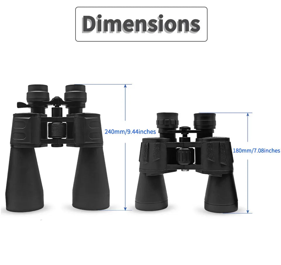 10-380x100 Powerful Binoculars Long Range Telescope Zoom HD BAK4 High Magnification Professional Monocular for Hunting Tourism