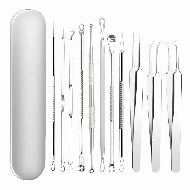 Clear Glow 11-piece acne & ingrown hair removal kit