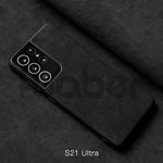 ALCANTARA Case for Samsung Galaxy S25 Ultra S24 S23 S22 Plus FE 5G Supercar Interior Same Artificial Leather Phone Cases