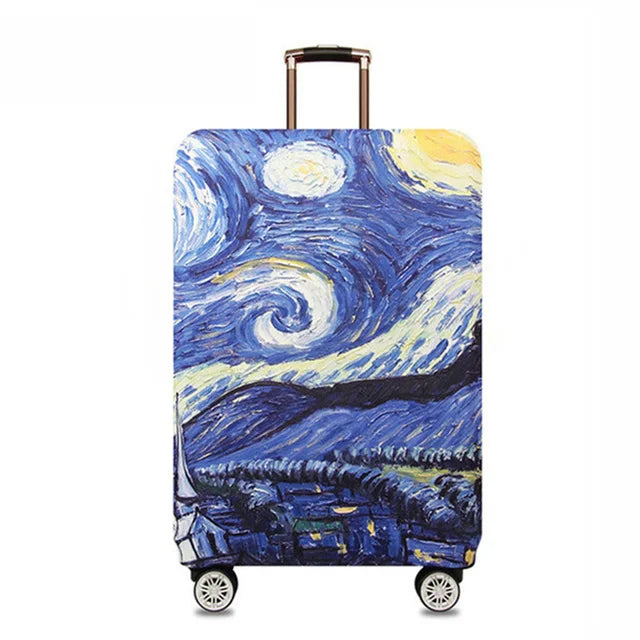 Fashion Elastic Fabric Luggage Protective Cover Suitable18-32 Inch Trolley Case Cover Suitcase Dust Cover Travel Accessories