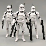 Lot of 3 Star Wars Elite Force 501st 442nd Shadow Utapau Gree Shock Battalion Trooper 3.75" Loose Action Figure Collection