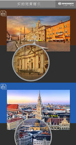 Bresser binoculars Pirsch 8/10x42 with high quality phase coating and inert gas filling, waterproof 8/10x34 portable telescope