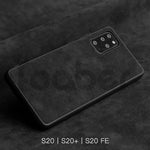 ALCANTARA Case for Samsung Galaxy S25 Ultra S24 S23 S22 Plus FE 5G Supercar Interior Same Artificial Leather Phone Cases