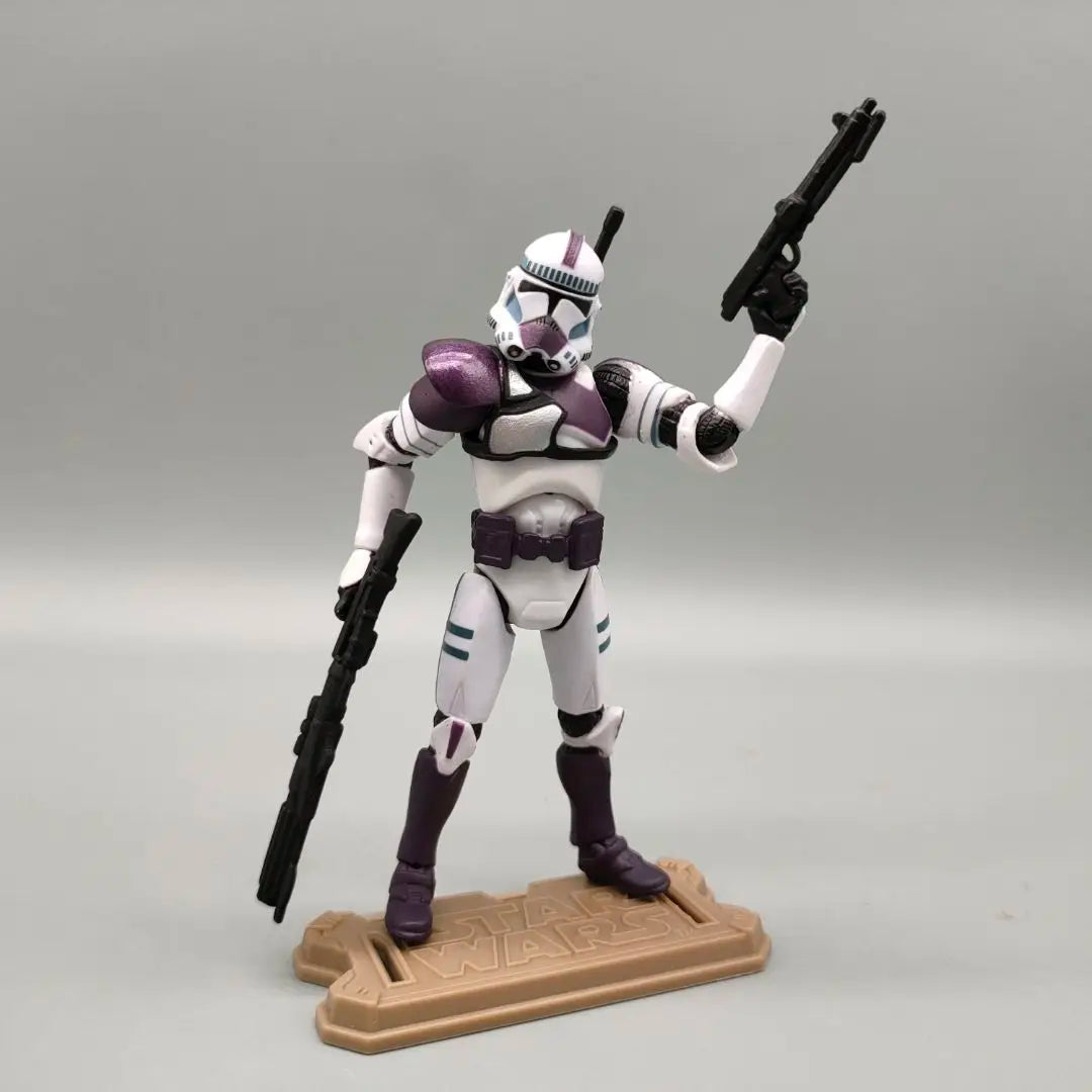 Lot of 3 Star Wars Elite Force 501st 442nd Shadow Utapau Gree Shock Battalion Trooper 3.75