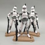 Lot of 3 Star Wars Elite Force 501st 442nd Shadow Utapau Gree Shock Battalion Trooper 3.75" Loose Action Figure Collection