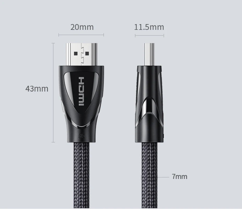 UGREEN Choice HDMI-Compatible Cable for Xbox Series X  2.1 8K/60Hz 4K/120Hz for Xiaomi Mi Box PS5 HDR10+ 48Gbps 8K