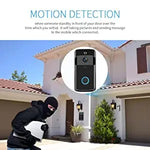 Video Doorbell Camera HD WiFi Doorbell Wireless Operated Motion Detector Audio & Speaker Night Vision for iOS&Android