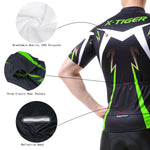 X-Tiger Pro Cycling Jersey Set Summer Cycling Wear Mountain Bike Clothes Bicycle Clothing MTB Bike Cycling Clothing Cycling Suit