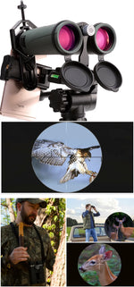 Bresser binoculars Pirsch 8/10x42 with high quality phase coating and inert gas filling, waterproof 8/10x34 portable telescope