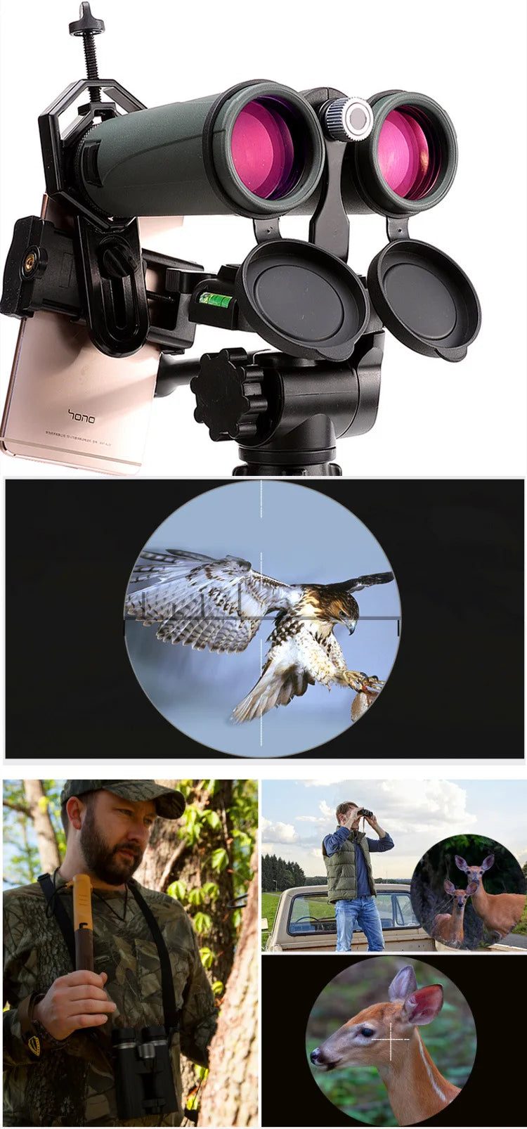 Bresser binoculars Pirsch 8/10x42 with high quality phase coating and inert gas filling, waterproof 8/10x34 portable telescope