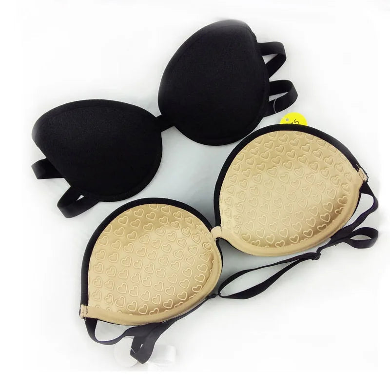 Japanese Style Strapless Invisible Half Cup Sexy Push-Up Bra Underwear for Wedding Dress, Small Breasts, Seamless Anti-Skid Bralette