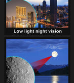 10-380x100 Powerful Binoculars Long Range Telescope Zoom HD BAK4 High Magnification Professional Monocular for Hunting Tourism