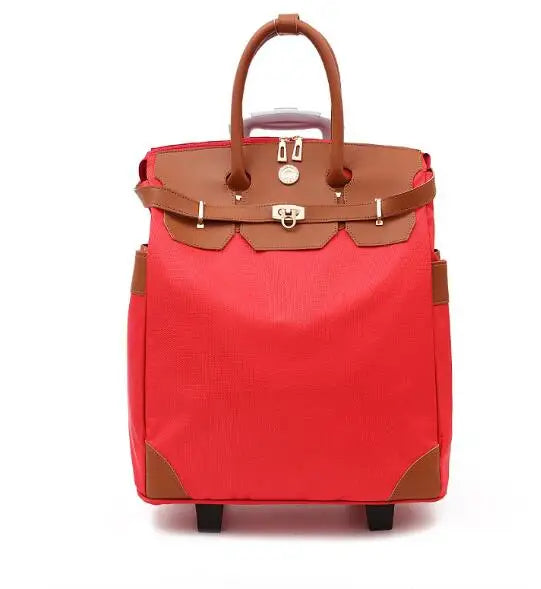 Women Travel Luggage Rolling Bags Women carry on hand luggage travel trolley bag Rolling luggage bags for travel bag on wheels