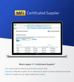 UGREEN MFi USB Cable for iPhone 14 13 12 Pro Max 2.4A Lightning Fast Charging Phone Data Cable for iPhone for iPad