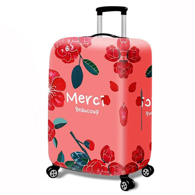 Fashion Elastic Fabric Luggage Protective Cover Suitable18-32 Inch Trolley Case Cover Suitcase Dust Cover Travel Accessories