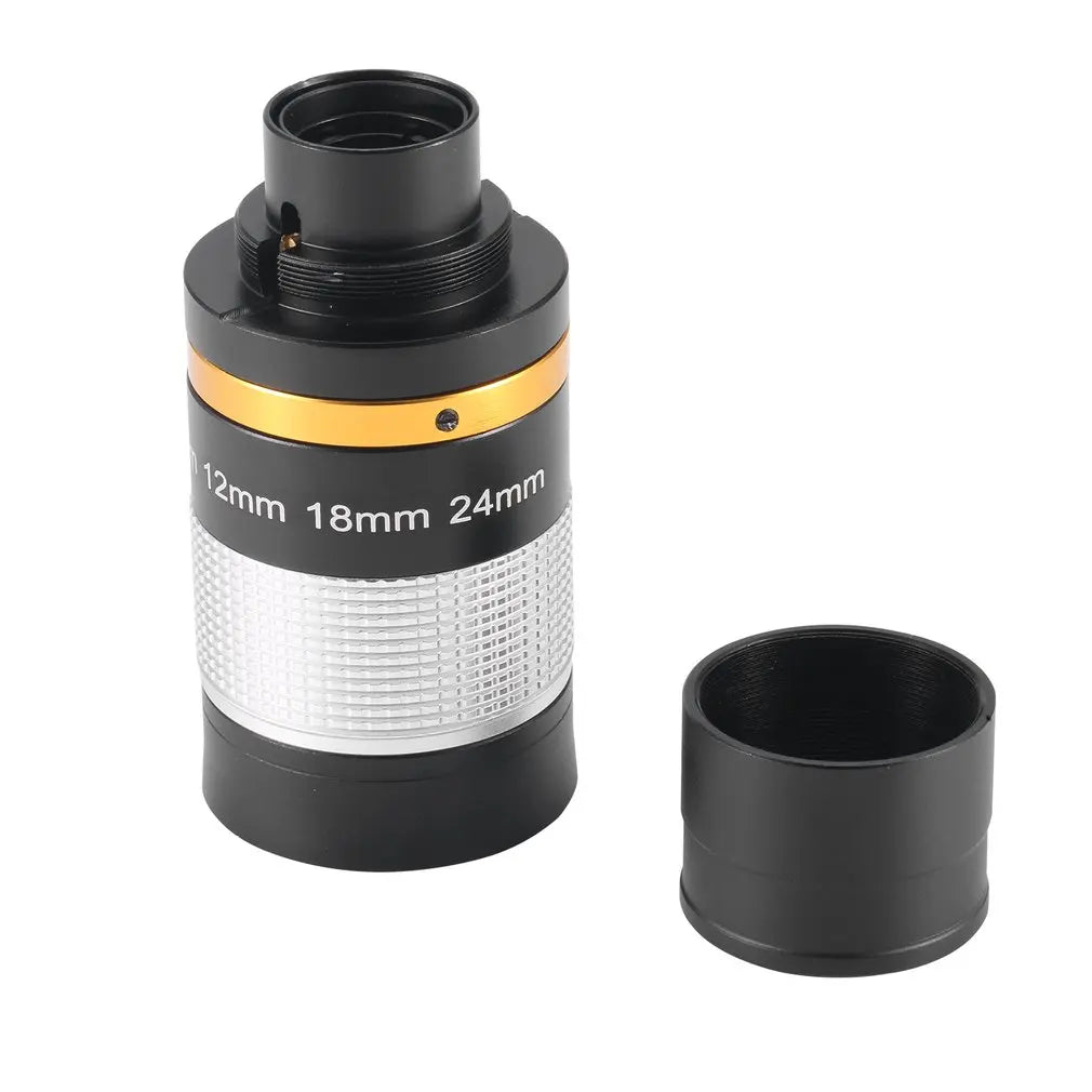 Telescope Accessories 8-24mm Zoom Eyepiece Full Metal Continuous Zoom Broadband Green Film with Optical Glass Zoom Lens Manual
