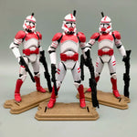 Lot of 3 Star Wars Elite Force 501st 442nd Shadow Utapau Gree Shock Battalion Trooper 3.75" Loose Action Figure Collection