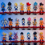 Dragon Ball Z Super Saiyan action figure set